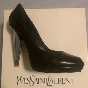 YSL mirrored heels